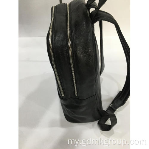 Men&#39;s Backpack Leather Backpack လုပ်ငန်းသုံး ကွန်ပျူတာအိတ်